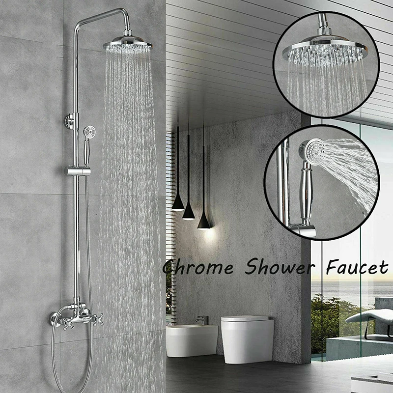 Chrome Shower Set F
