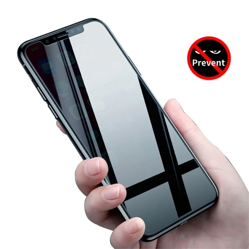 

Privacy Screen Protector Glass For iPhone X XR XS MAX 8 7 6 6s Plus 5 Screenprotector Front Scherm Protection Glas Verre Tremp