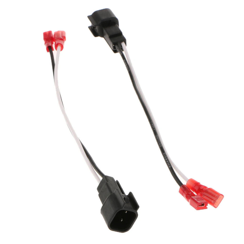 2 Pair Auto Audio Speaker Wire Harness for Chevy Ford Focus Mazda