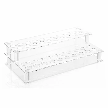 

41 Holes Double-layer Lipstick Display Transparent Plastic Stand Lipstick Holder Cosmetic Organizer Display Stand