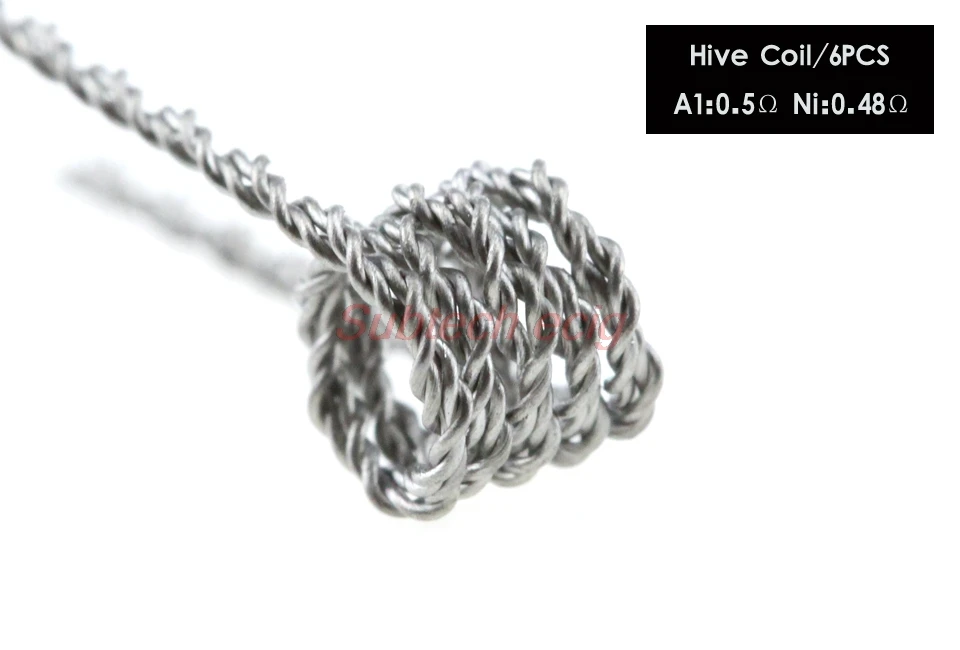 Пиратский NI80 готовый комплект катушек 8 в 1 Alien Fused Tiger Clapton катушка Смешанная витая