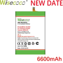 Wisecoco BL5000 6600 мАч новая производственная батарея Для Doogee BL5000 телефон Высокое качество Замена батареи+ номер отслеживания