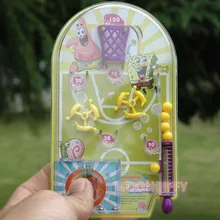 Placa de mármol de dibujos animados para niños, juguetes de juego de pinball, explosión de plástico, superventas