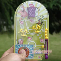 Placa de mármol de dibujos animados para niños, juguetes de juego de pinball, explosión de plástico, superventas