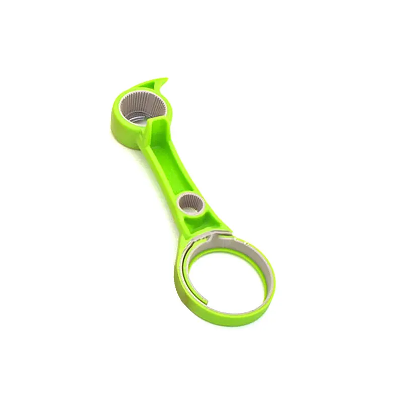 Green 6 в 1 Многофункциональный бутылки банки олова сцепление открывалка Нержавеющая сталь переносная крышка откручивающаяся Кухня Барные инструменты аксессуары - Цвет: Green