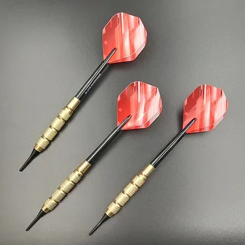 

Fox Smiling 3PCS 18g 15cm Professional Darts Soft Tip Darts Electronic Darts With Red Flights
