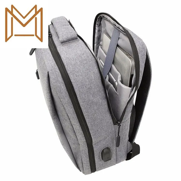 

2019 Man Leisure Time Business Affairs Bag Usb Charge More Function Business Affairs Package
