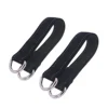 2 PCS 26cm/10inches 440 Lbs Heavy Duty Hanging Strap with Carabiner Hook for Hammock Plank DIY Cable Maching Pulley Punching Bag 3