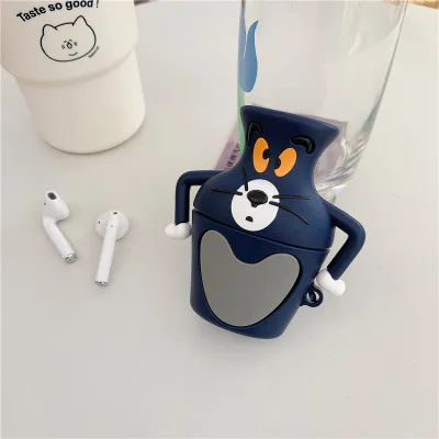 Для Airpods Pro Чехол 3D том Джерри ваза сыр мультфильм мягкий силиконовый чехол для