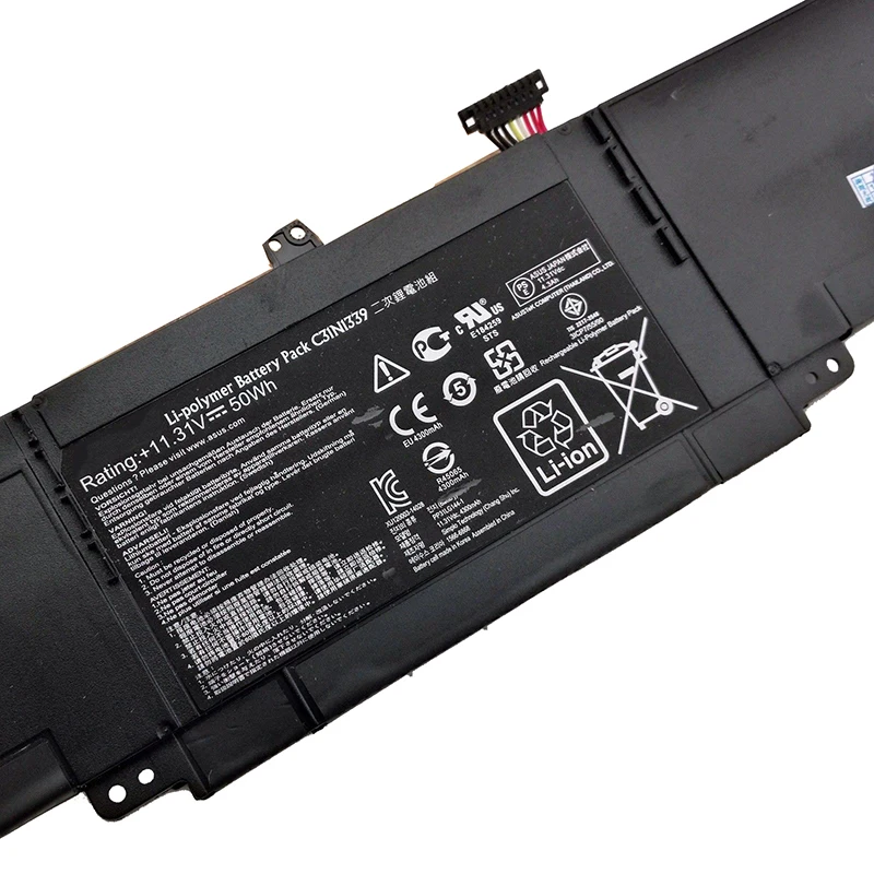 GZSM Аккумулятор для ноутбука C31N1339 для Asus UX303 UX303LN Аккумулятор для ноутбука UX303L UX303LA 0B200-9300000 3ICP7/55/90 зарядное устройство для ноутбука