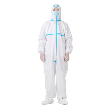

Coverall Disposable Anti-epidemic Antibacterial Isolation Suit for Protective Clothing Dust-proof Coveralls Antistatic