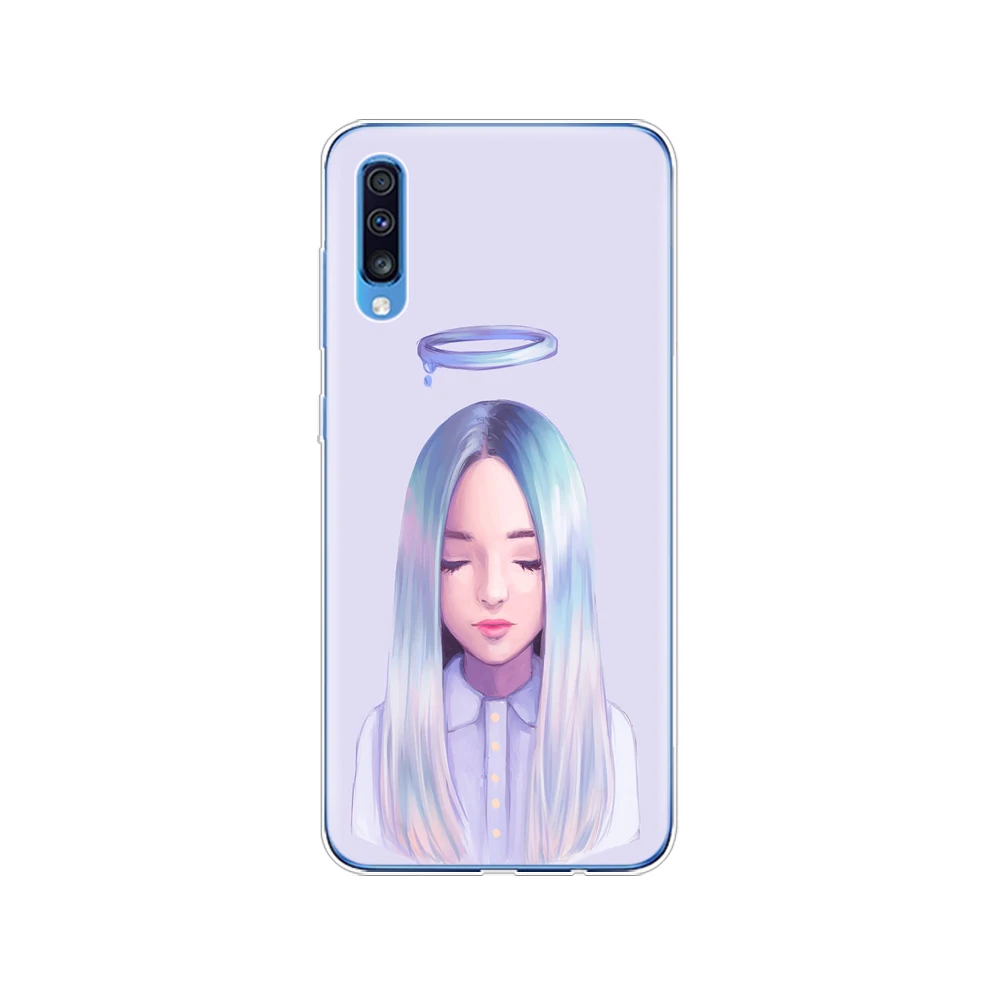 34525 Для samsung A70 чехол бампер мягкий TPU чехол для телефона на samsung Galaxy A70 силиконовый чехол A 70 A705 A705F coque противоударный - Цвет: 34525