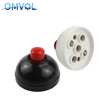 

1PC push button switch white black bell switch nipple switch