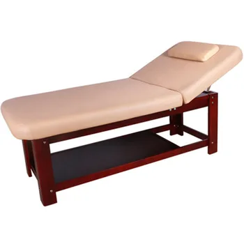 

High-End Solid Wood Beauty Bed Home Tattoo Therapy Massage Bed Dedicated Folding Massage Table Beauty Salon Special Body Bed