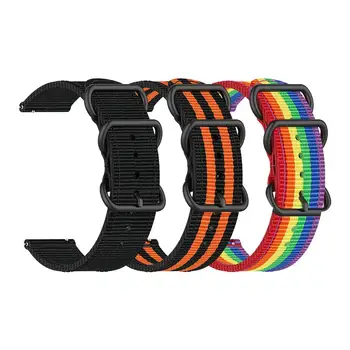 

20/22mm Replacement Strap band Comfortable Canvas Watchband for Samsung Galaxy Watch 46MM 42MM Active 2 Smart Watch