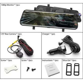 

V21 Streaming Car Rearview Mirror High Definiton 1080P Dash Cam Car Mirror Dvr Recorder Rear View Camera