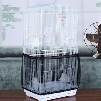 

Bird Cage Seed Catcher Seeds Guard Adjustable Shell Skirt Traps Cage Basket