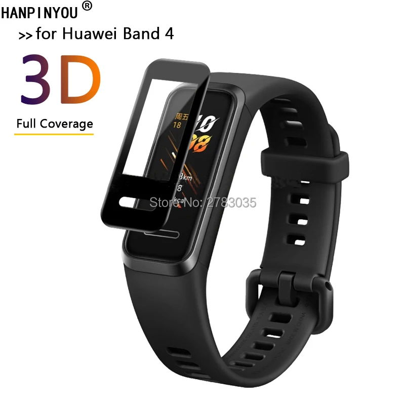 For Huawei Band 4 Wrist Smart Bracelet Full Covering 3D Curved Plating Soft PMMA PET Film Screen Protector (Not Tempered Glass) | Мобильные