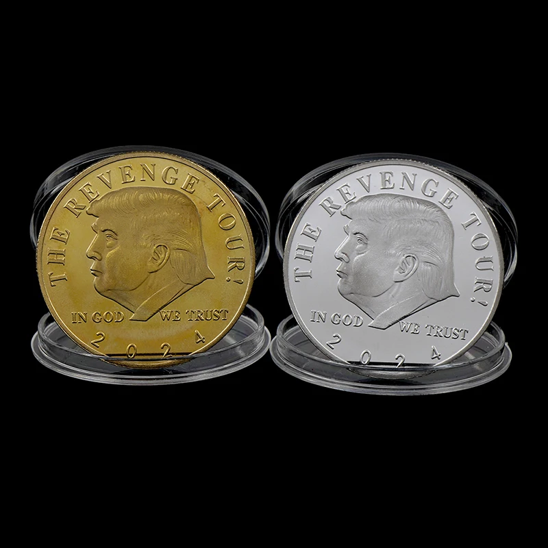 2024 President Commemorative Coin Save America Again Souvenir Collection Gift | Дом и сад