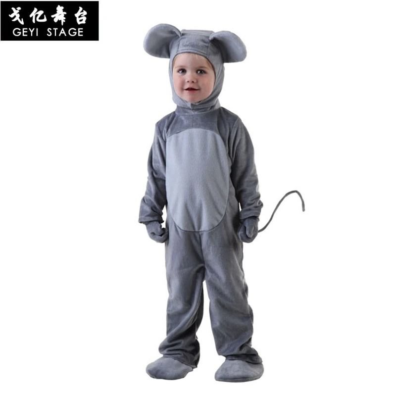 Animal Small Mouse Cosplay Costume Boy Girl Child Cartoon Pajama Gray Short Sleeve Funny Suit Halloween Carnival Jumpsuit Kids Animal Small Mouse Cosplay Costume Boy Girl Child Cartoon Pajama Gray Short Sleeve Funny Suit Halloween Carnival Jumpsuit Kids