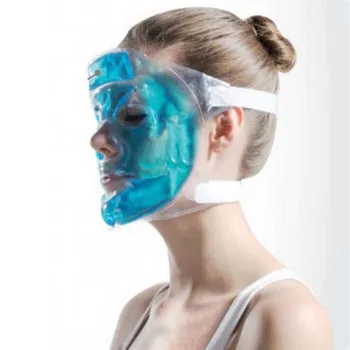 

Cold Gel Face Mask Ice Compress Blue Full Face Cooling Mask Fatigue Relief Relaxation Pad With Cold Pack Faicial