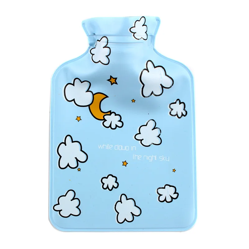 Cloud 2 шт. мультяшная ручная Теплая бутылка для воды мини грелка для рук для девочек портативная ручная сумка для ног сумки для горячей воды - Цвет: Cloud