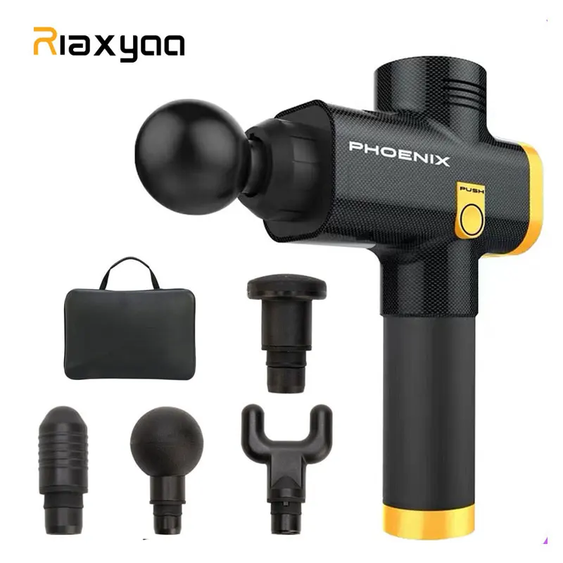 Феникс А2 пистолет для массажа Мышц Массажер для глубоких тканей терапия пистолет для тренировки боли в мышцах коррекция фигуры