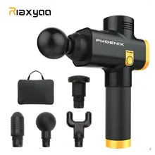 Феникс А2 пистолет для массажа Мышц Массажер для глубоких тканей терапия пистолет для тренировки боли в мышцах коррекция фигуры