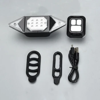 

XANES STL18 SMD Wireless Remote Turn Signal Light Bike Tail Torch Waterproof 2 Modes Cycling Rear Lamp Lantern Spotlights