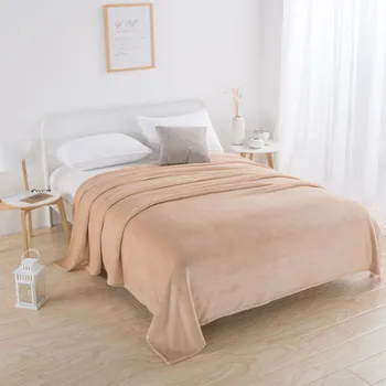 

New Warm Blanket Winter Sheet Bedspread Sofa 11 Colour 7 Size Light Thin Mechanical Wash Flannel Blankets Dropshipping