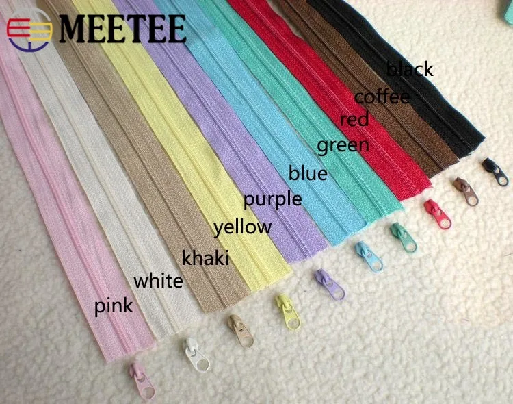 10/40 метров Meetee 3 # нейлоновые молнии катушка Zip DIY Одежда Швейные аксессуары сумки
