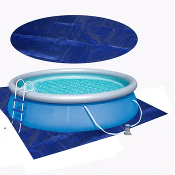 

8Ft Rectangle Pool Cover For Garden Outdoor Paddling Family Pools 1.85*2.85m Nti-UV Woven Fabric