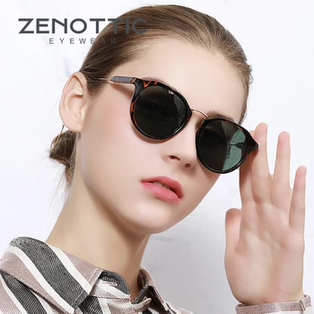 

ZENOTTIC Polarized Sunglasses Brand Designer Shades Retro Women Sun Glasses Anti-glare Unisex Goggles UV400 Protection Eyewear