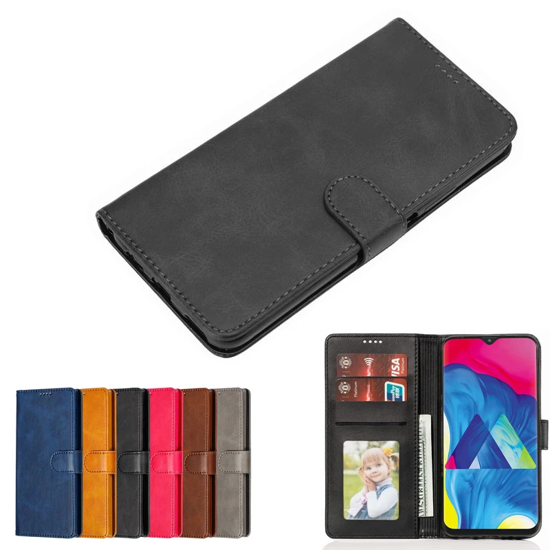 

Cover Case For Samsung Galaxy A10 S Cases Luxury Business Magnetic Flip Plain Wallet Stand Phone Bag For Samsung A10S A 10 Coque
