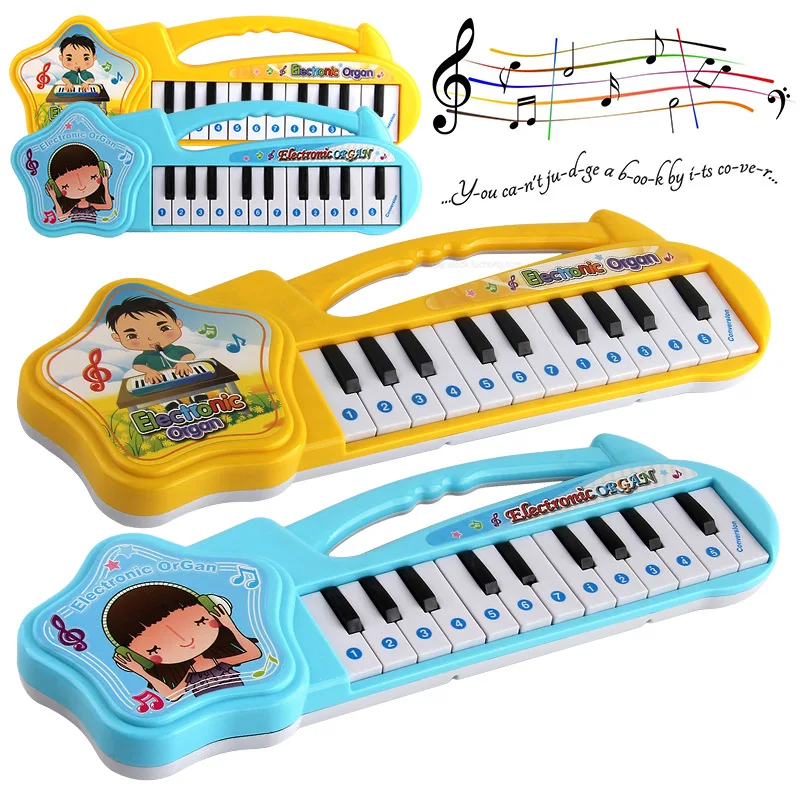 

Cartoon Children's Electronic Keyboard Toy Educational Early Education Musical Instrument 13-Key Musical Piano Toy