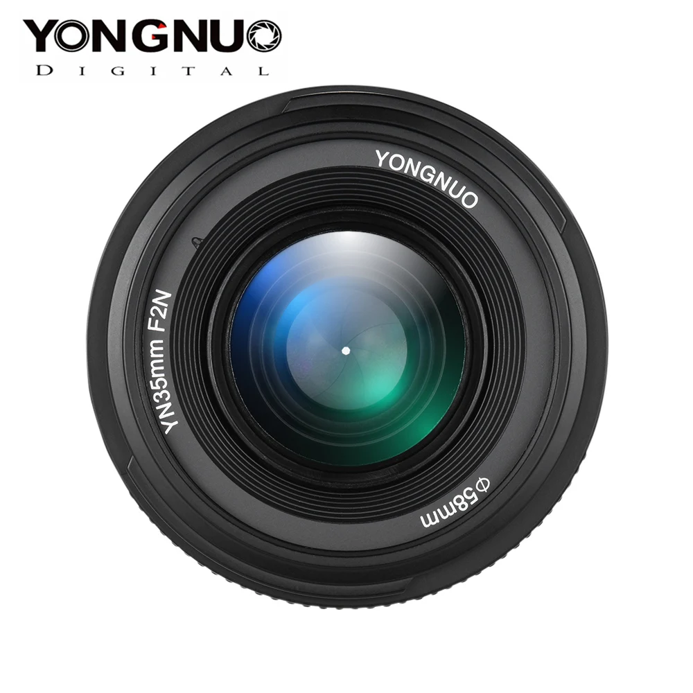 YONGNUO YN35mm F2.0 F2N объектив YN35mm AF/MF Фокус объектив для Nikon F крепление D7100 D3200 D3300 D3100 D5100 D90 DSLR камера YN35mm объектив