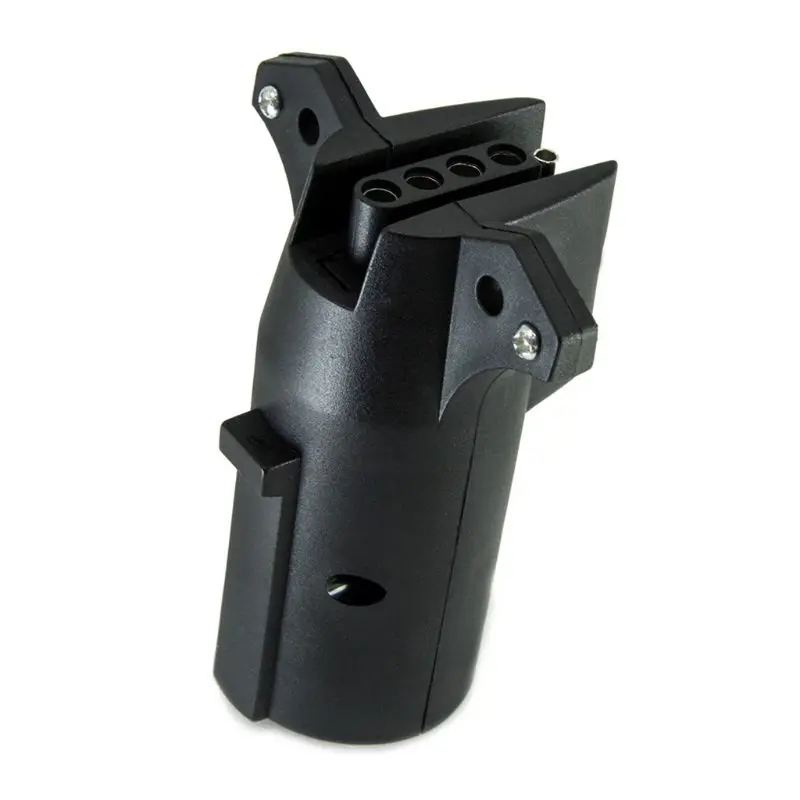 

12V 7 Way Round to 5 Way Round Car Plug Connector Plastic 7 Pin Socket Plugs For Trailers RVs