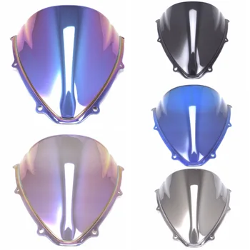 

Motorcycle windshield black white silver blue 2006 2007 K6 for Suzuki GSXR600 GSXR 600 GSXR750 GSXR 750 windshield deflector