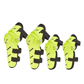 

4Pcs/Lot Motorcycle Knee Pads Anti-Fall Off-Road Racing Leg Protector Windproof Riding Elbow Pads - Green