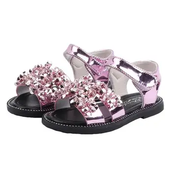 

Sandals Baby Fashion Girls Shoes Summer Diamond Sandals Princess Shoes For Girls Kids Shoes For Open Toe Kids Party Shoes
