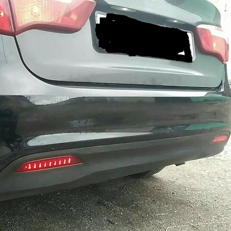 2х отражатель заднего бампера для Kia Rio K2 Sedan 2011 2012- парковочный стоп-светильник задний светодиодный Предупреждение льные фары, аксессуары для автомобиля