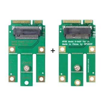 

M.2 NGFF A-key E-key Wifi to Mini PCI-E Adapter for Bluetooth Wireless Wlan Card AX200 9260 8265 8260