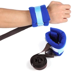 Patients Limbs Restraint Strap Wrist Ankle Fixation Belt Binding Band Blue Average Size(Blue Average Size)