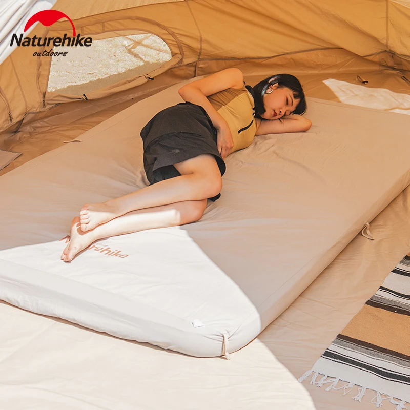 Naturehike 1-2 Person Sleeping Mat Bedspread Ultralight Cotton Breathable Mattress Cover Bedroom Rest Outdoor Travel Air Cushion
