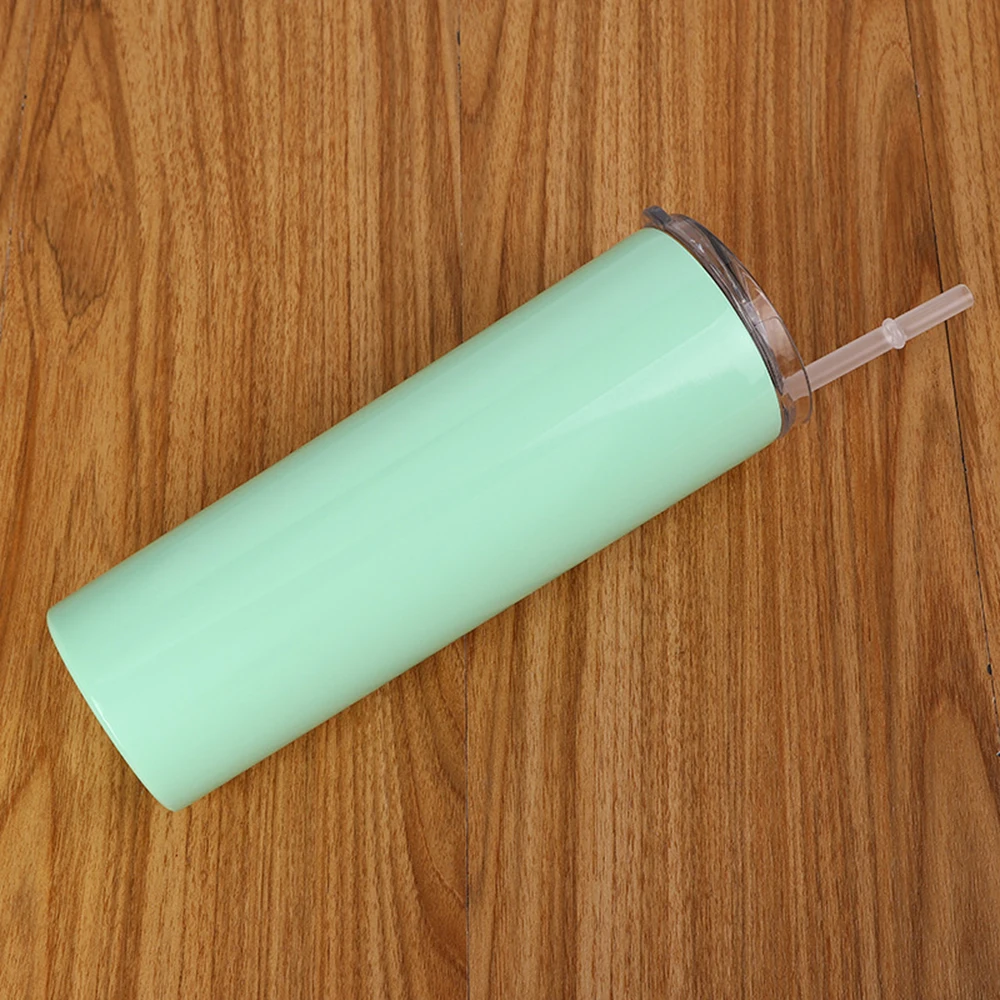 Для горячих или холодных напитков тонкие тумблеры с крышками и соломинками из нержавеющей стали с двойной вакуумной изоляцией Небьющийся Стакан