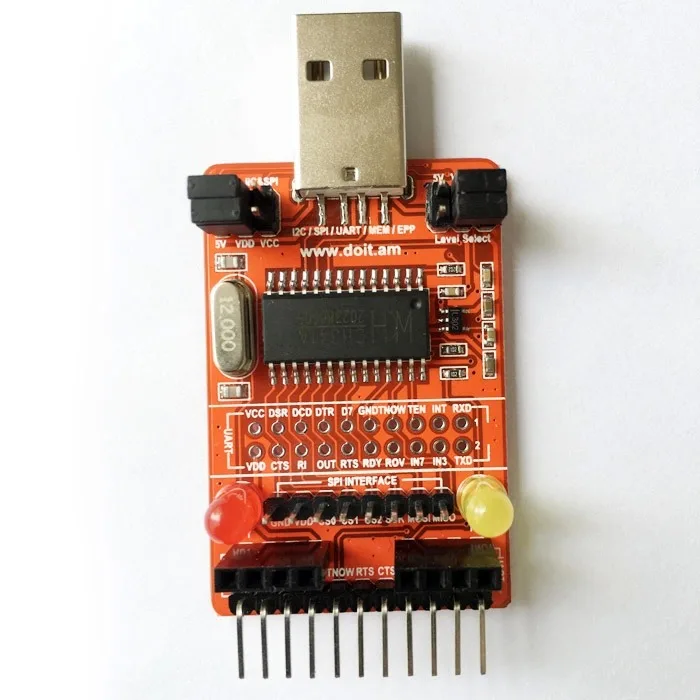CH341A USB К I2C/IIC/SPI/UART/ttl/ISP адаптер EPP/MEM параллельный порт конвертер