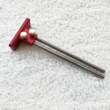 

Ruler Scriber Tool Woodworking Line Measurement Portable Aluminum Alloy