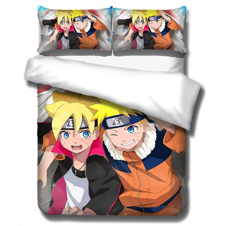 Naruto Uzumaki Naruto Bedding Set Duvet Covers Cartoon Anime Naruto