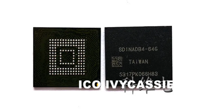 SDINADB4-64G памяти на носителе eMMC BGA153 64 Гб телефон ИС флэш-памяти Nand чип пайки булавки