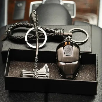 

Captain America keychain Marvel suit Spider-Man pendant Iron Man Avengers creative pendant gift